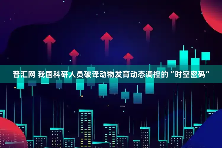 普汇网 我国科研人员破译动物发育动态调控的“时空密码”