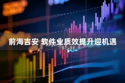 前海吉安 软件业质效提升迎机遇